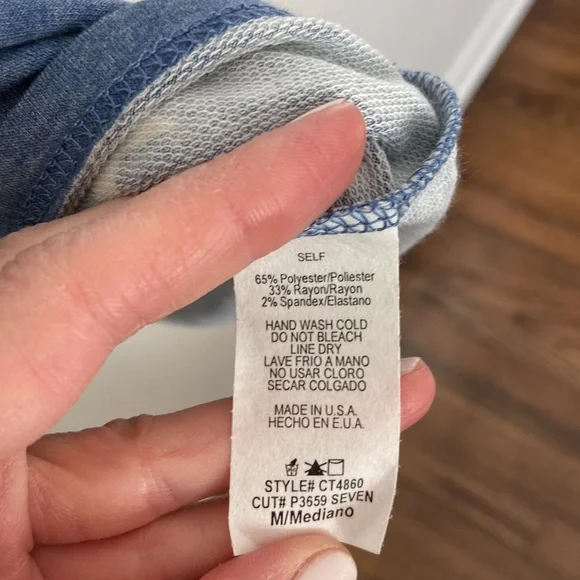 NWT Papermoon Hoodie Tee - Picture 5 of 5